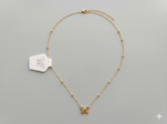 Introducing our Elegant Gold Butterfly Pendant Chain Necklace, a stunning piece crafted from high-quality stainless steel. This minimalist jewelry design beautifully combines elegance and simplicity, making it the perfect accessory for any occasion. The delicate butterfly pendant symbolizes transformation and beauty, while the gold finish adds a touch of luxury. Whether you're dressing up for a special event or adding a chic touch to your everyday outfit, this necklace is versatile enough to complement any style. With its durable construction, this necklace is not only stylish but also built to last. Treat yourself or gift it to someone special to celebrate their unique journey. Embrace elegance with our Elegant Gold Butterfly Pendant Chain Necklace today!