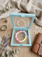 heart shaped beaded bracelet for girls